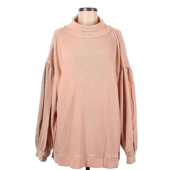 We The Free Sweaters - * WE THE FREE * Free People, Blush Pink Open Back Sweater - M